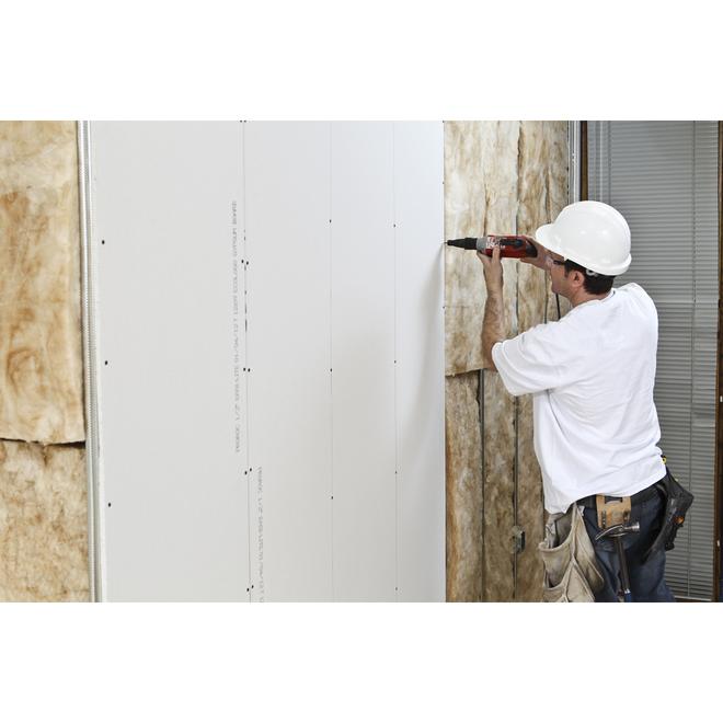 CertainTeed Easi-Lite 1/2-in x 4-ft x 10-ft Lightweight Gypsum Drywall - Image 3