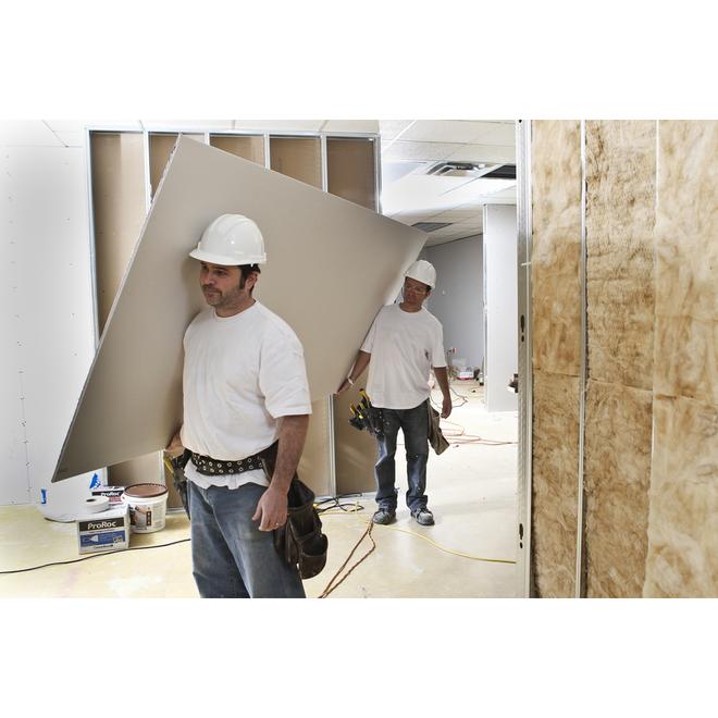 CertainTeed Easi-Lite 1/2-in x 4-ft x 10-ft Lightweight Gypsum Drywall - Image 4